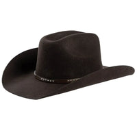 Brown Felt Western Hat